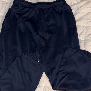 Nike Dark Navy Training Pants with Subtle Swoosh